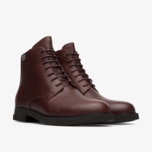 Buy Camper Iman Womens Ankle Boots US-87290 Burgundy USA